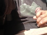 Hot Guy Stroking His Big Cock in a Crowded Bus While Trying Not to Get Caught 11/16