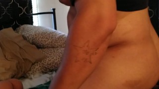 Fucking My Small Sex Doll and Pounding My Ass With Huge Massive Dildo In My  Tight Ass
