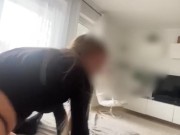 Encuentro a mi hermanastra de Estados Unidos y me la cojo hasta darle la leche en el culo 9/16