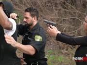 Corrupt Cop May Thai Takes An Interracial DP Pounding At The Police Station 2/16