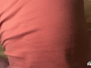 StepDad couldn't resist seeing his StepDaughter masturbating and filled her holes with cum 14/16