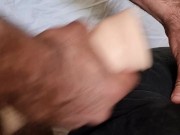 I fuck the hand held Holly pussy and cum deep inside 13/16