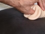 I fuck the hand held Holly pussy and cum deep inside 4/16