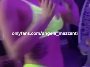 Petite Blonde Big Tits Lingerie Tease Show 11/16