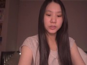 Cute Asian Girl ASMR - Read with me onii-chan! - Exodus 16-20 1/16