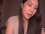 Cute Asian Girl ASMR - Read with me onii-chan! - Exodus 16-20 14/16