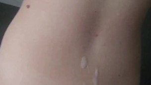 Quickie Slow mo shower cumshot