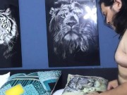 My girlfriend asks me to fill her pussy. 8/16