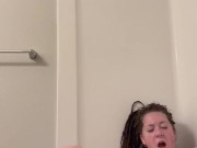 PAWG HIPPY girl RIDES dildo! (Many moans!) 14/16