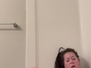 PAWG HIPPY girl RIDES dildo! (Many moans!)