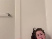 PAWG HIPPY girl RIDES dildo! (Many moans!) 16/16