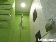 Naughty solo GF slut touches herself 14/16