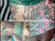 Busty Blonde Lingerie Reveal Tease 13/16