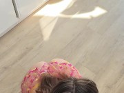 I was so horny ! So he fucked me in the kitchen ! 13/16