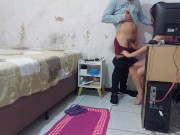 Lonely Housewife Can't Resist the Internet Technician and Makes Her Husband a Fool! 5/16