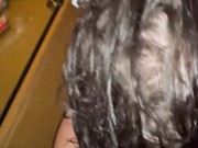 Big dick inside my mouth. Latina ass
