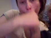 Karma Cream sucks off Makaveli Cream til Nut in her mouth