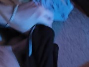 Dark Cumshot On The Floor 6/16