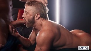MEN - Chuck Conrad Grips Mateo Tomas In His Powerful Arms And He Leads Him To His Cock