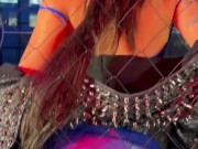 Night Monika Fox In Blue Near The Net 2/16