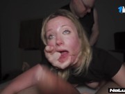 GIVE ME MORE! Blonde Fucktoy Got What She Asked For 4/16