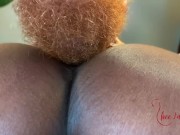 Ebony Babe Sucks, Licks, and Takes Deep BWC Creampie 8/16
