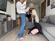 Death Note: Cosplay / L face fucks Misa for info Pt: 2 / squat fucking, gagging and soft porn 2/16