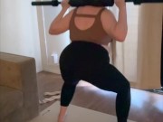 Brows, Bed, Booty Day - POV Selfie During Sex with Baby Daddy & Home Booty Workout | Ash Andrea 12/16