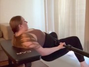 Brows, Bed, Booty Day - POV Selfie During Sex with Baby Daddy & Home Booty Workout | Ash Andrea 15/16