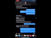 My new bull turns me on by sexting and then fucks me hard 9/16