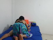 STEPSISTER LICKS MY DICK AND THEN RIDES MY LONG PENIS DELICIOUSLY 3/16
