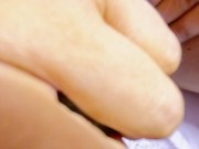 I made my girlfriend cum by fingering her and she thanked me with her hole 8/16