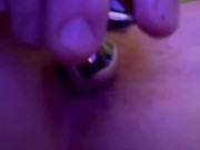 Close Up Squirting Orgasm.. I was so horny I put my dildo in my tight little ass 3/16