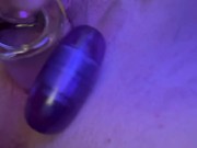 Close Up Squirting Orgasm.. I was so horny I put my dildo in my tight little ass 6/16