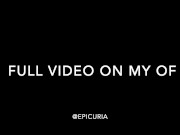 Riding a big black cock dildo for the first time - Teaser ediiton 16/16