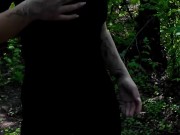 Virgin masturbation in the woods, publicly fucking myself with my fingers in my pussy. 4K 60FPS 1/16