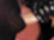 Blonde Girl gives Handjob in Latex Gloves till Cum 11/16