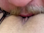 Juicy Wet Pussy Licking Close-Up 3/16