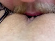 Juicy Wet Pussy Licking Close-Up 4/16
