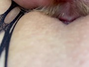 Juicy Wet Pussy Licking Close-Up 8/16