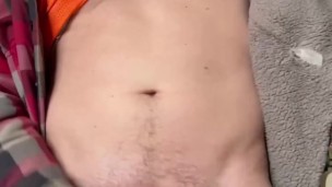 Uncut handyman cumshot