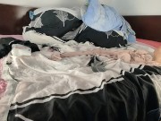 Amateur wife masturbates for the first time with her fingers in her ass 1/16