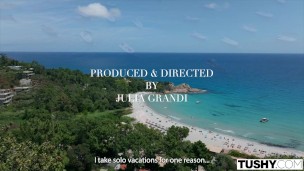 TUSHY Petite Blonde Cutie Claire Roos Has Her Tiny Little Ass Filled Up