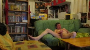 Jerking for you (5) with one testicle