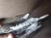 Black Super Wet Creampie