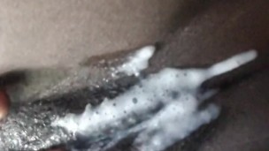 Black Super Wet Creampie