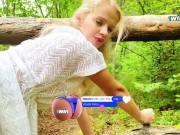 A married slut got lost in the woods, I helped her find a dick and fucked her. 5/16