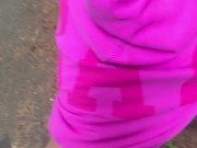 Teenage Girl Gets Backshots In Forest 12/16