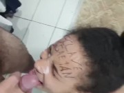 MEU AMIGO SAFADO ME TRATANDO IGUAL UMA VAGABUNDA E GOZOU NA MINHA CARA, EU AMO ISSO 🤤🤤🤤