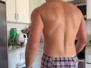 CLEANING MY APARTMENT BEFORE JERKING OFF 7/16